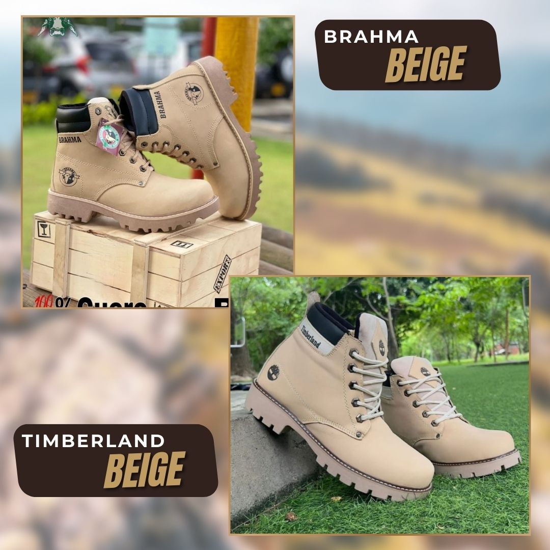 Combo Botas de Cuero Caballero