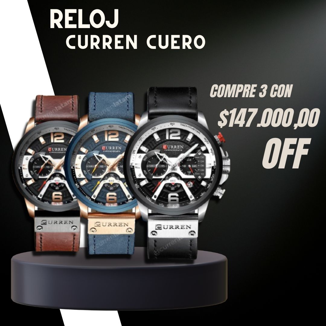 Reloj Curren Cuero